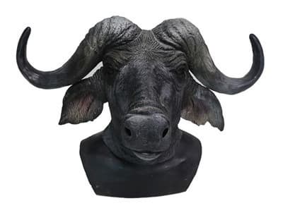 animal mask party custom latex Buffalo Full head bull mask